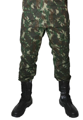 Calça Tática Camuflada Tipo Farda EB 2 Bolsos P/ Caça Pesca camping - Arsenal Tático