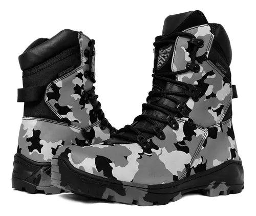 Coturno Tático Camuflado - Acero - Arsenal Tático