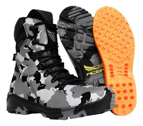 Coturno Tático Camuflado - Acero - Arsenal Tático
