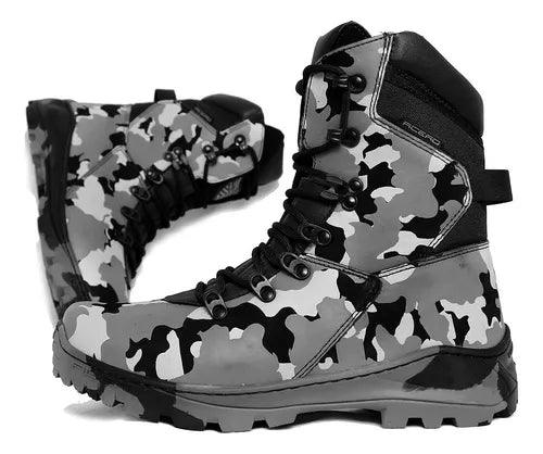 Coturno Tático Camuflado - Acero - Arsenal Tático