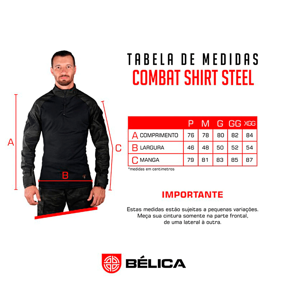 Camisa Combat | Digital Areia - Bélica - Arsenal Tático