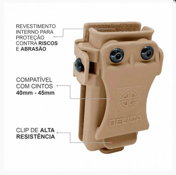 Porta Carregador Universal Velado Bélica - Arsenal Tático