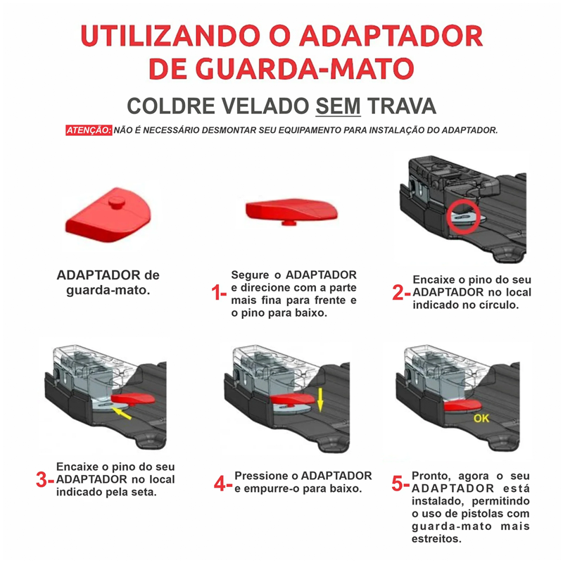 Coldre Velado Sem Trava - Bélica - Arsenal Tático