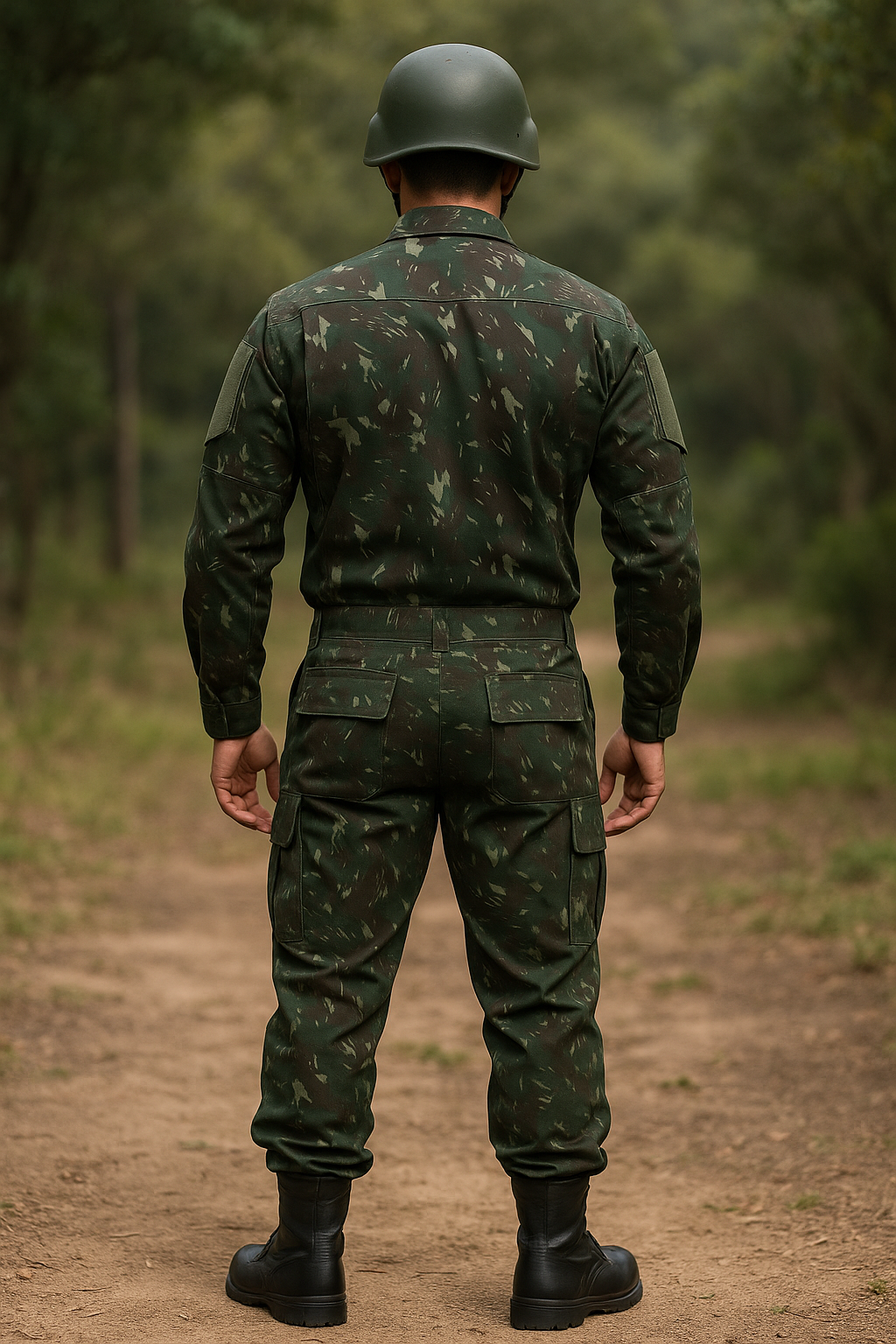 Calça Tática Camuflada Tipo Farda EB 2 Bolsos P/ Caça Pesca camping