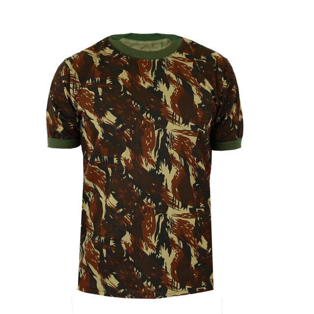 A Camiseta Camuflada Padrão Atack foi desenvolvida para militares e entusiastas do estilo tático que buscam conforto e resistência. Produzida em 100% algodão e com costuras reforçadas, oferece alta durabilidade e qualidade superior.