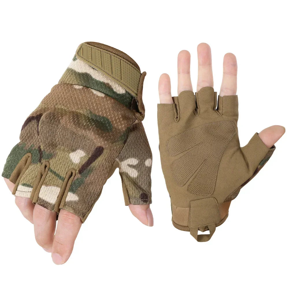 Tactical Gloves Touch Screen Outdoor Sports Cycling Hiking Camping Hunting Shooting Combat Airsoft Work Non-slip Protective Gear - Arsenal Tático