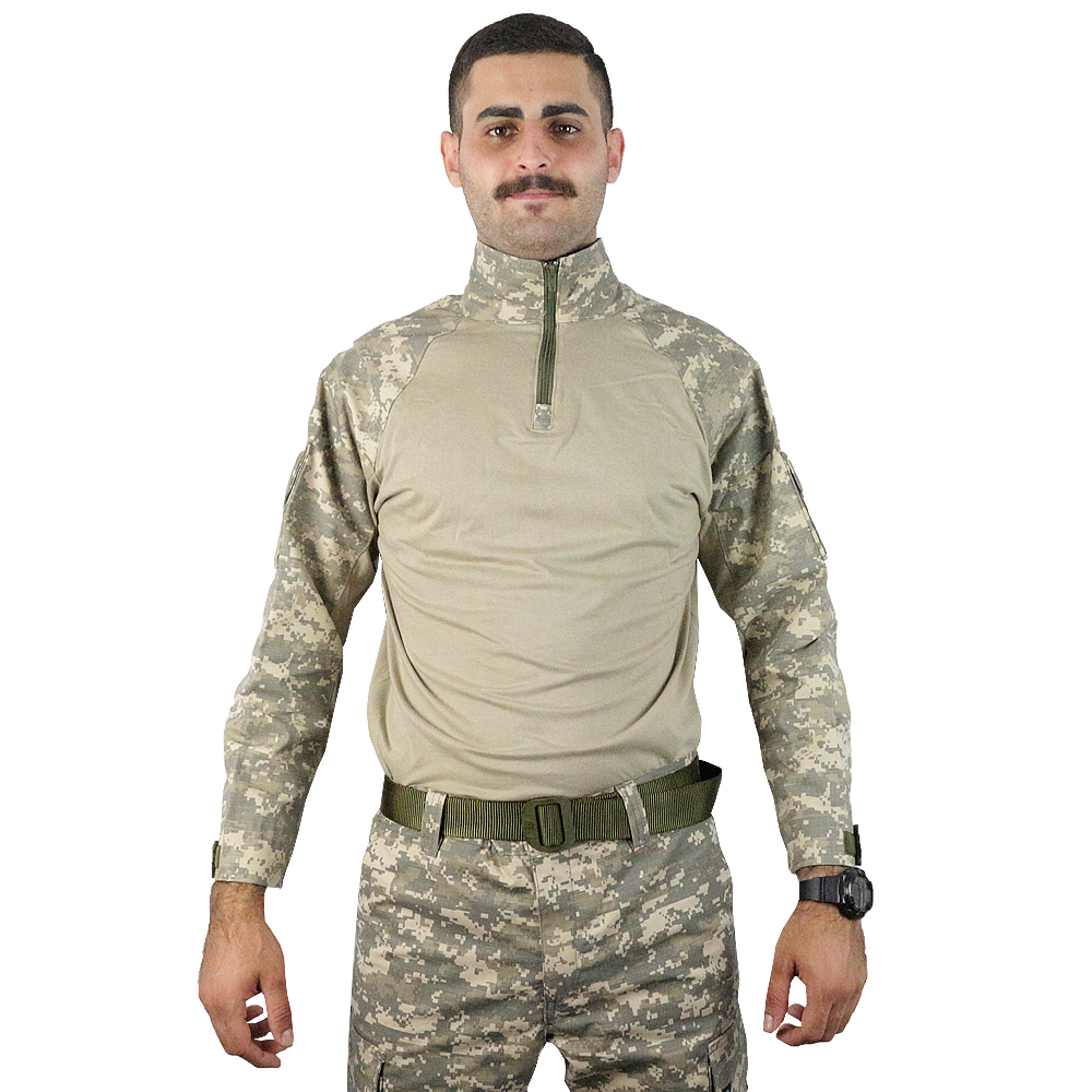 Combat Shirt Digital Areia | Bravo Militar