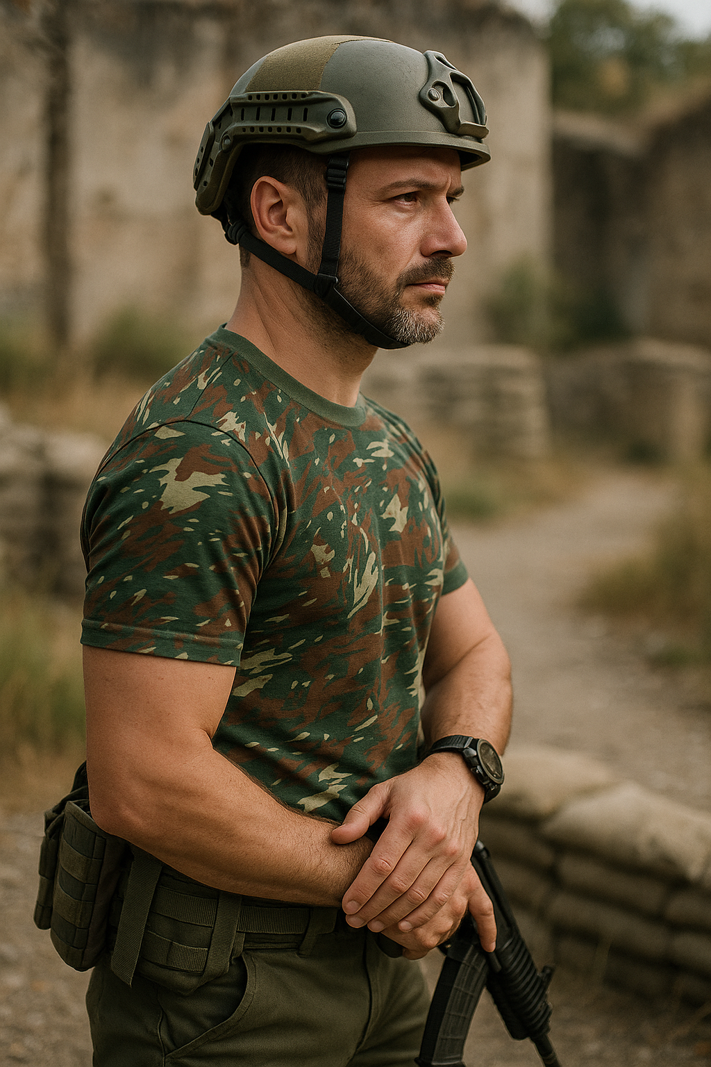 Camiseta Militar Camuflada - Elite
